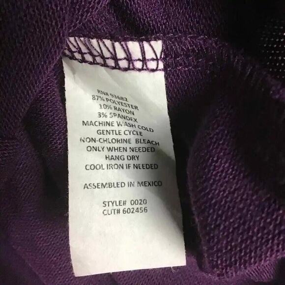 Forgotten Grace Womens Small Purple Oversized Pullover Stretch Sweater NWOT - Picture 4 of 11